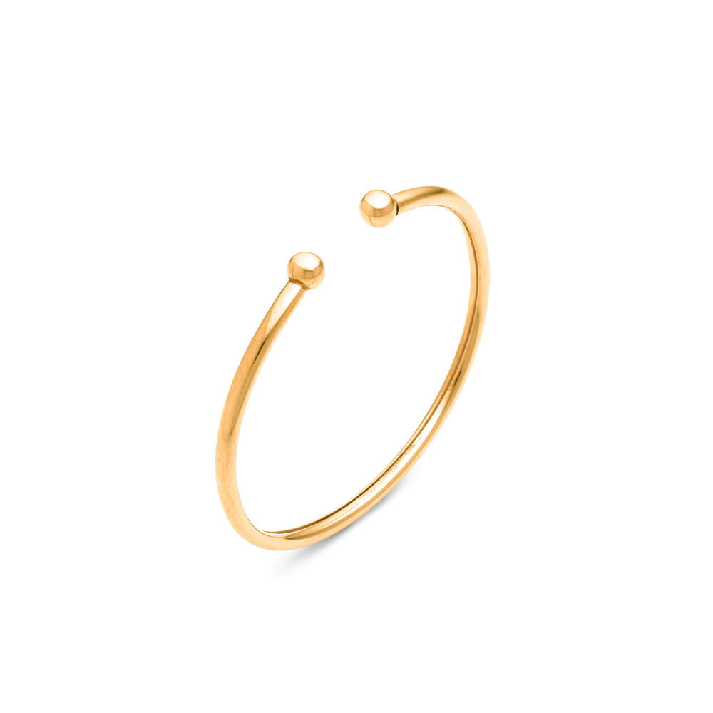 Bracciale rigido Giovanni Raspini Axis Argento placcato Oro 18 kt