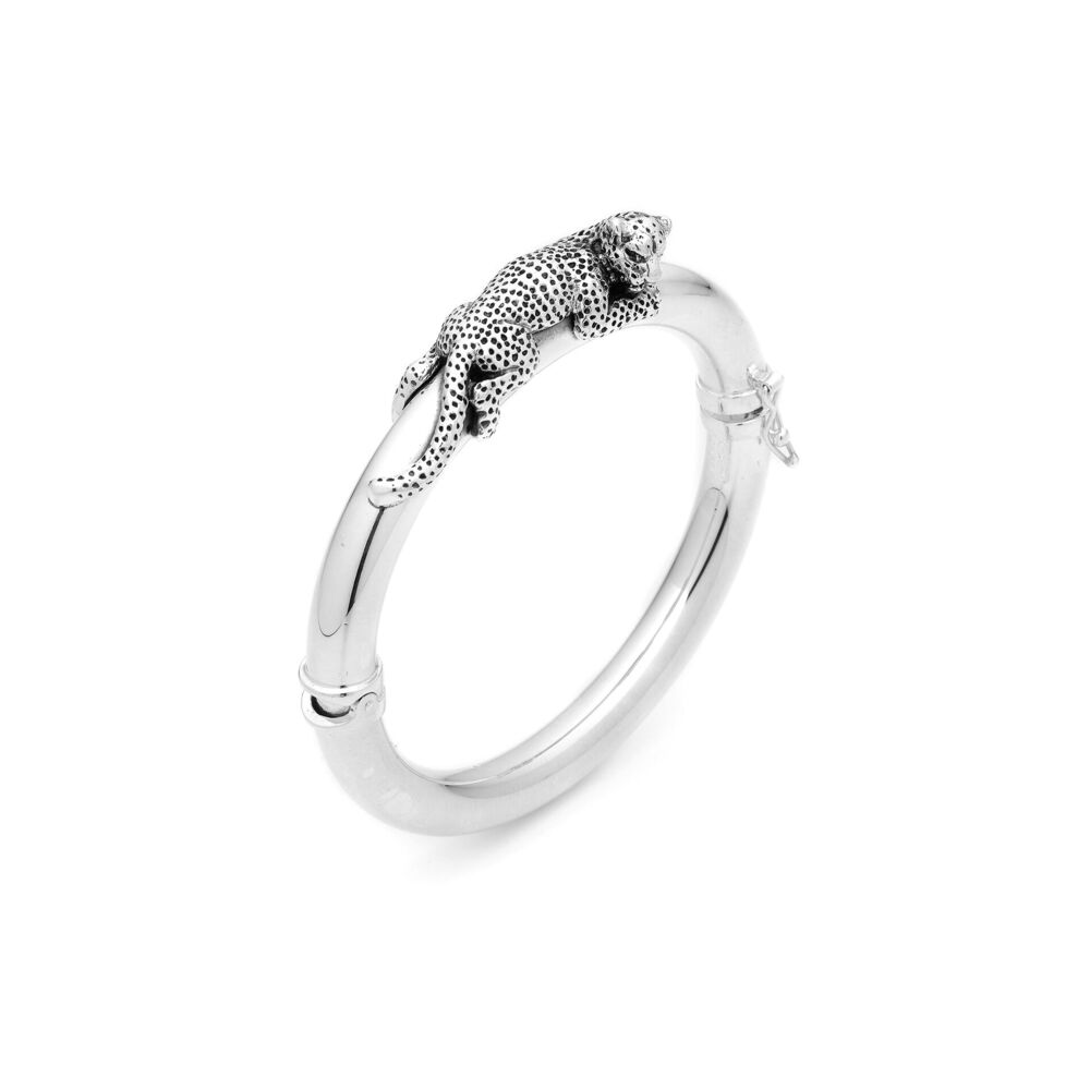 Bracciale Giovanni Raspini Bangle Leopardo in Argento