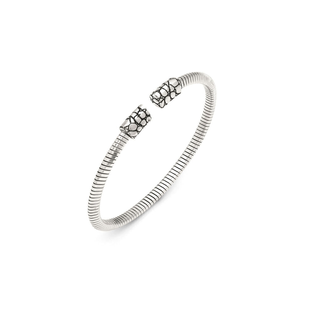 Bracciale Giovanni Raspini Tubogas Croco piccolo in Argento