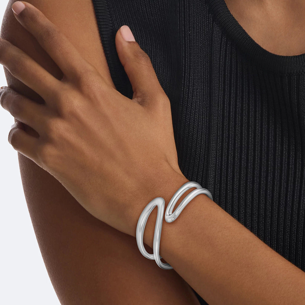 Bracciale Rigido Calvin Klein Statement Links in Acciaio