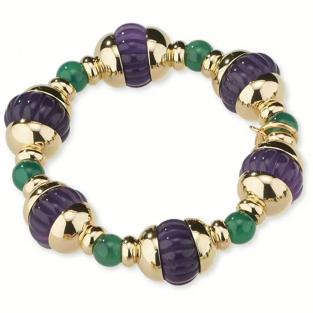 Bracciale Donna Sovrani Fashion Mood Bronzo dorato e quarzi