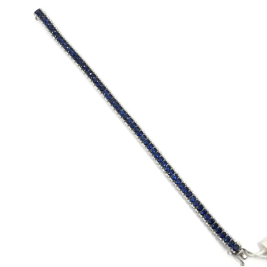 Bracciale Tennis DAVITE&DELUCCHI Oro Diamanti e Zaffiri