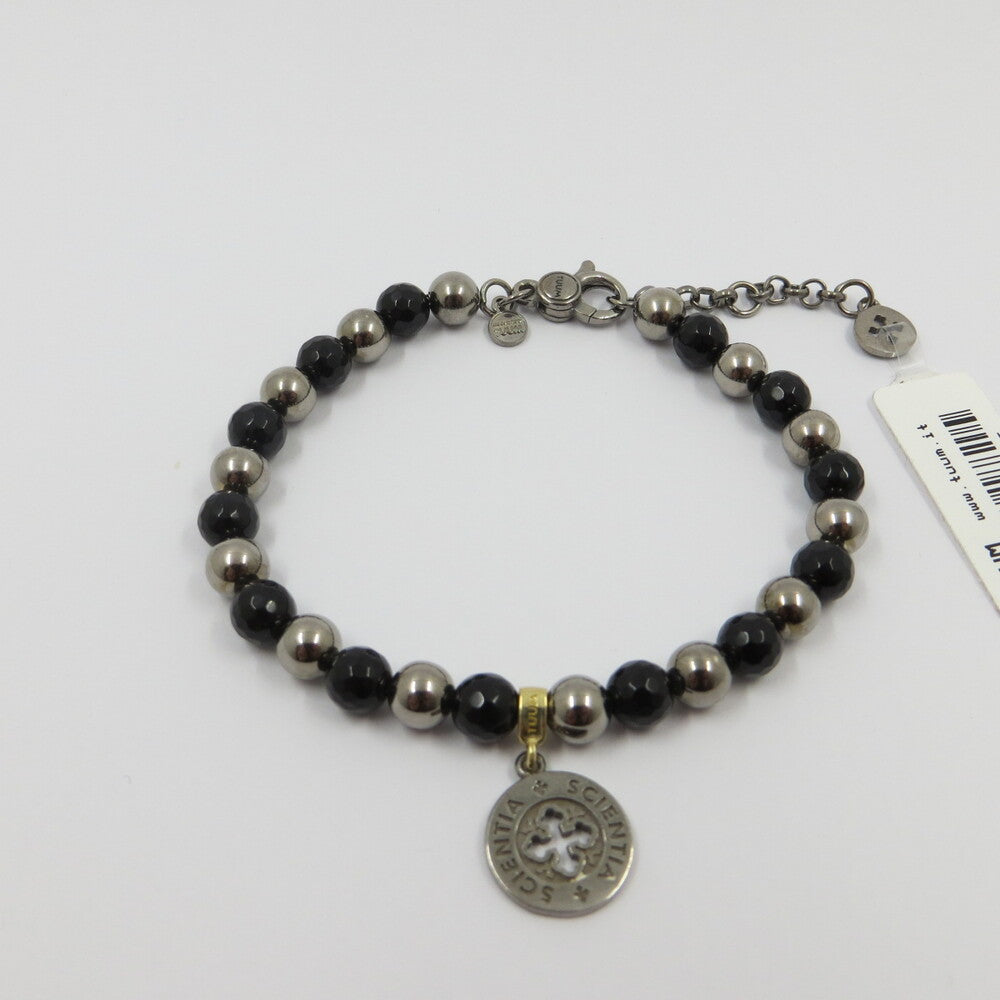 Bracciale TUUM Settedoni SCIENTIA Argento, Onice, Oro