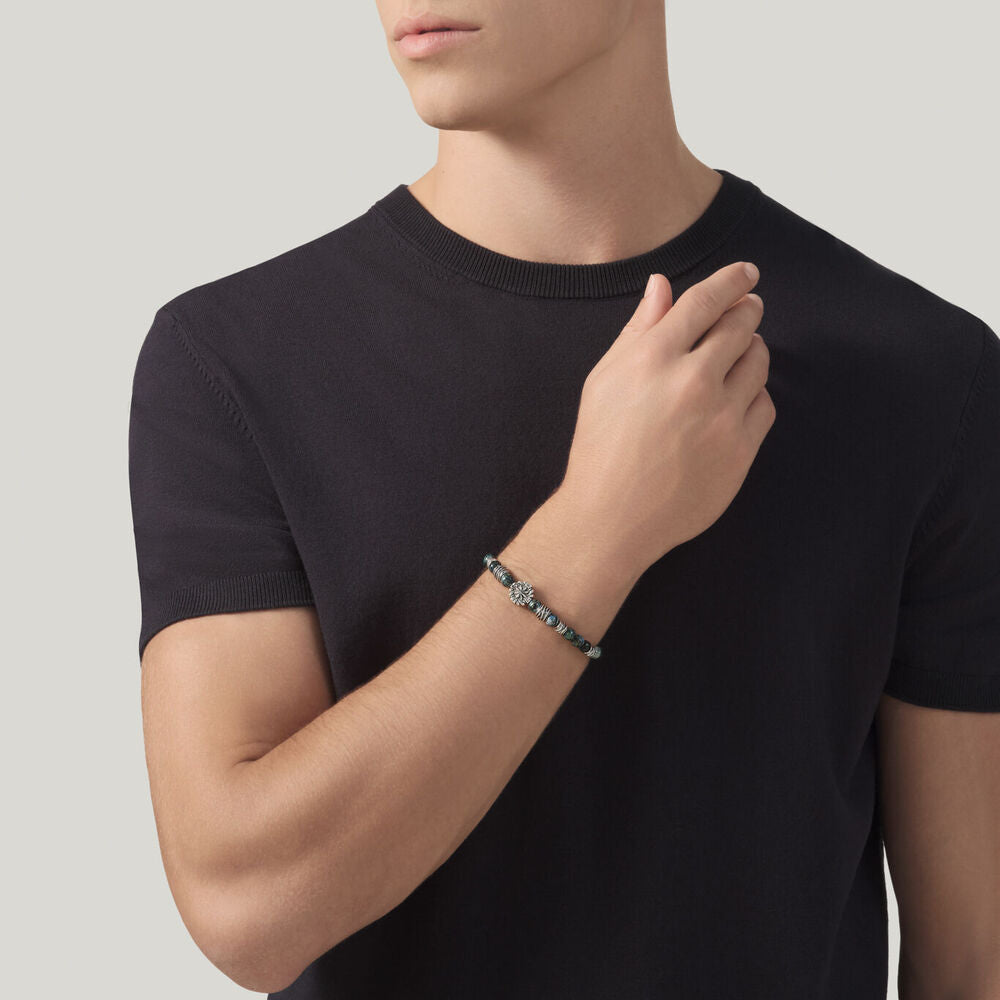 Bracciale Giovanni Raspini Rosa dei Venti Diaspro Verde