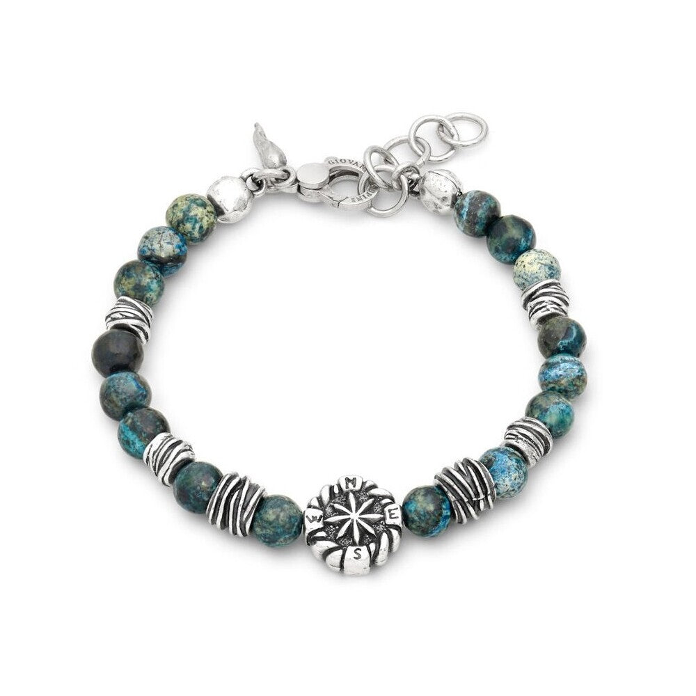 Bracciale Giovanni Raspini Rosa dei Venti Diaspro Verde