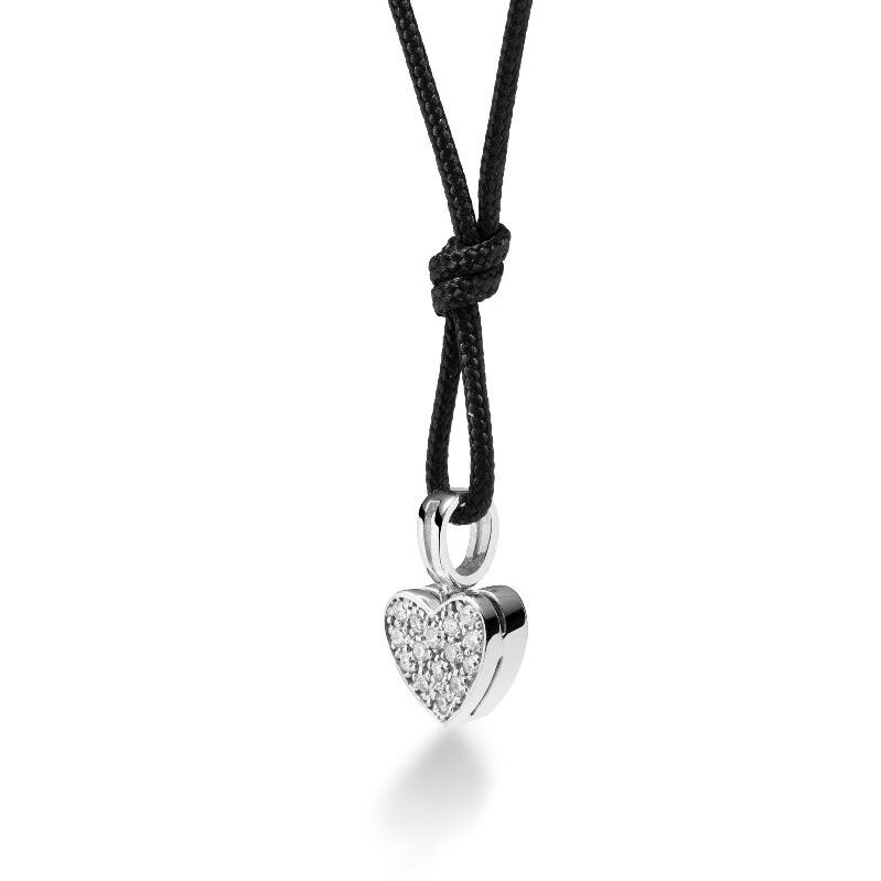 Ciondolo LeBebè Cuore Oro e Diamanti