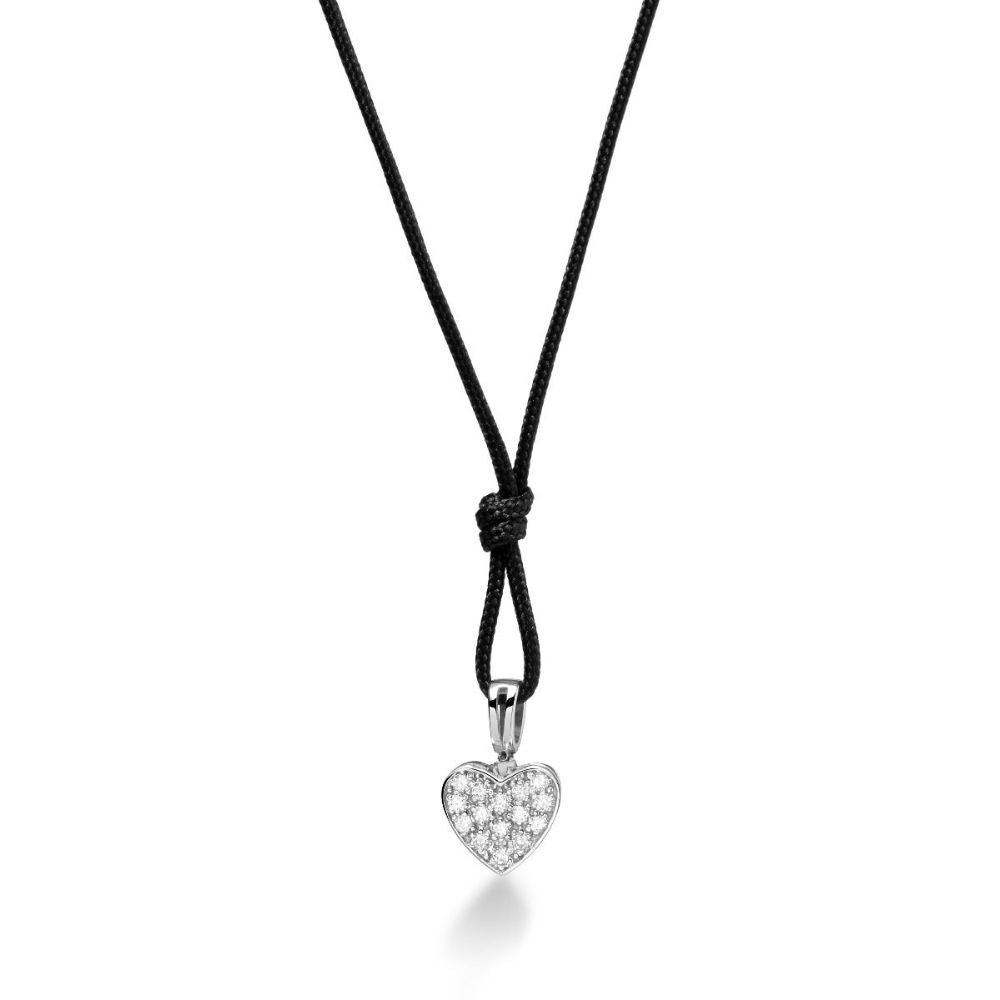 Ciondolo LeBebè Cuore Oro e Diamanti