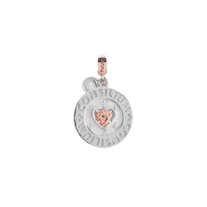 Ciondolo Tuum Settedoni in Argento Consilium con Topazio Cuore