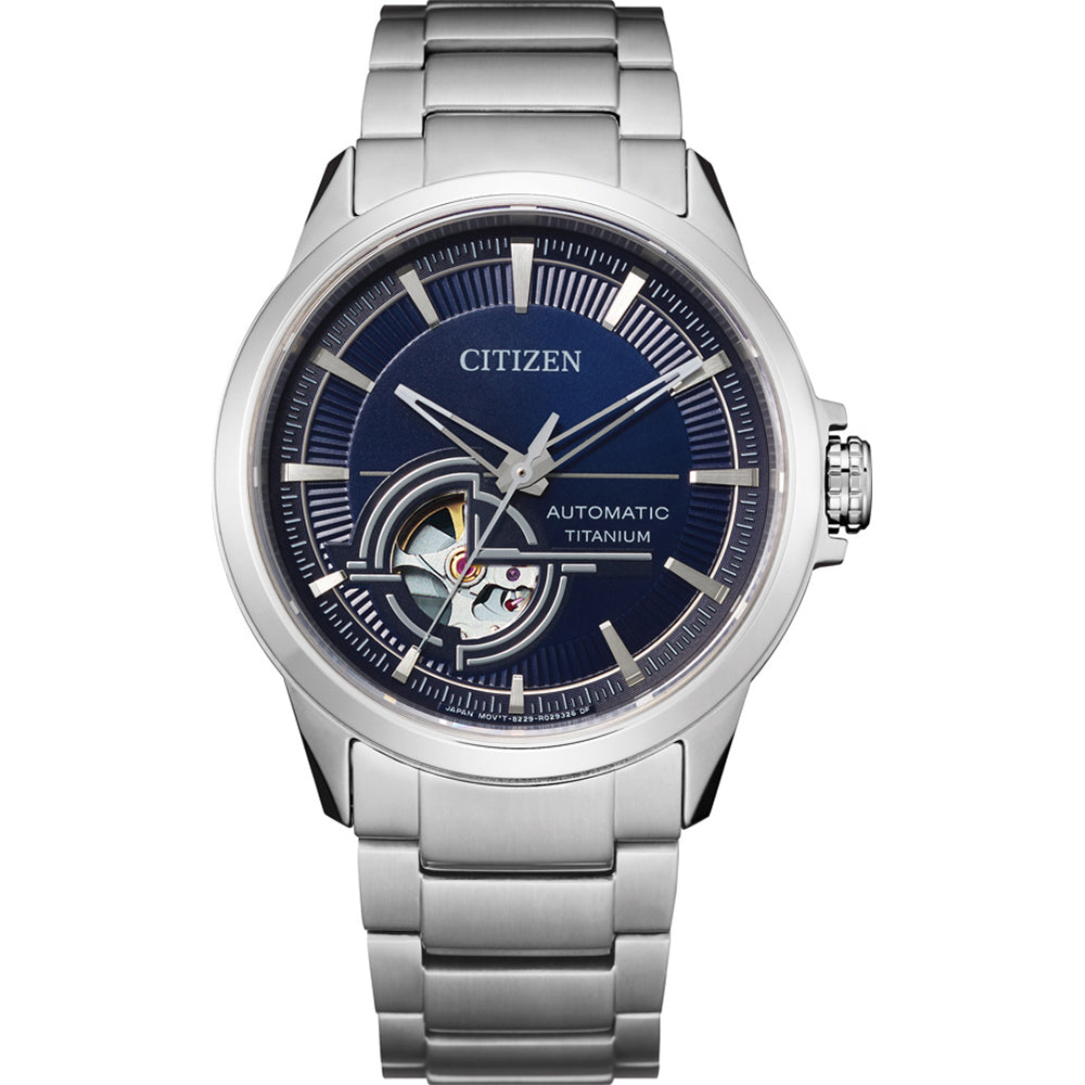 Orologio Citizen Automatico Super Titanio Silver/Blue