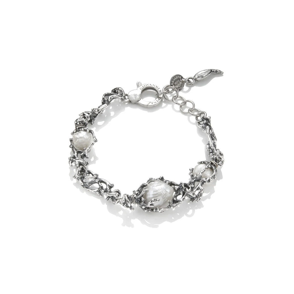Bracciale Giovanni Raspini Mari del Sud Piccolo Argento e Perle