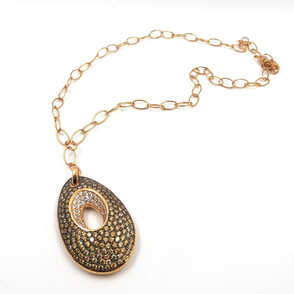 Collana AZHAR in Argento e Quarzi