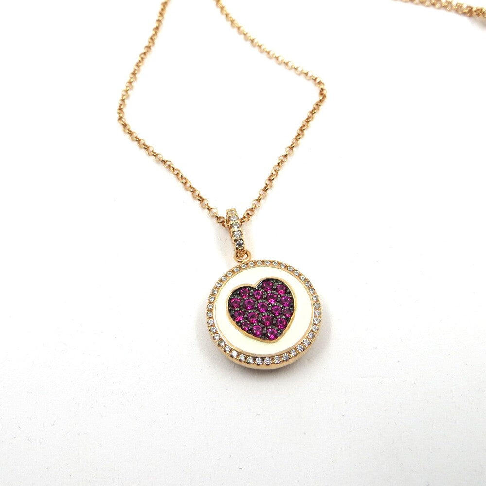 Collana in Argento AZHAR Pendente Cuore