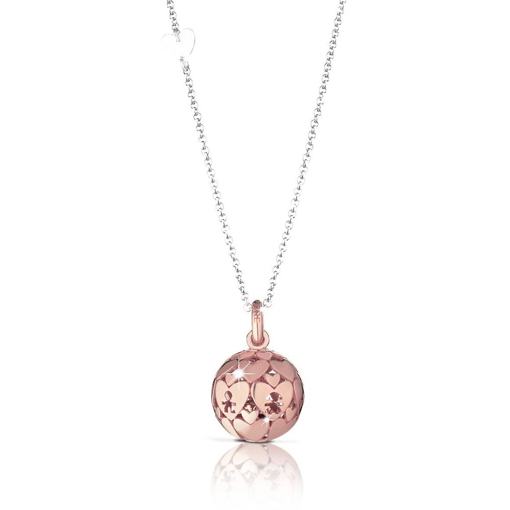 Collana LeBebè Suonamore I Mondi in Argento Placcato Oro Rosa