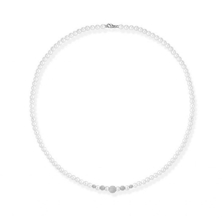 Collana Girocollo di Perle Coscia LELUNE
