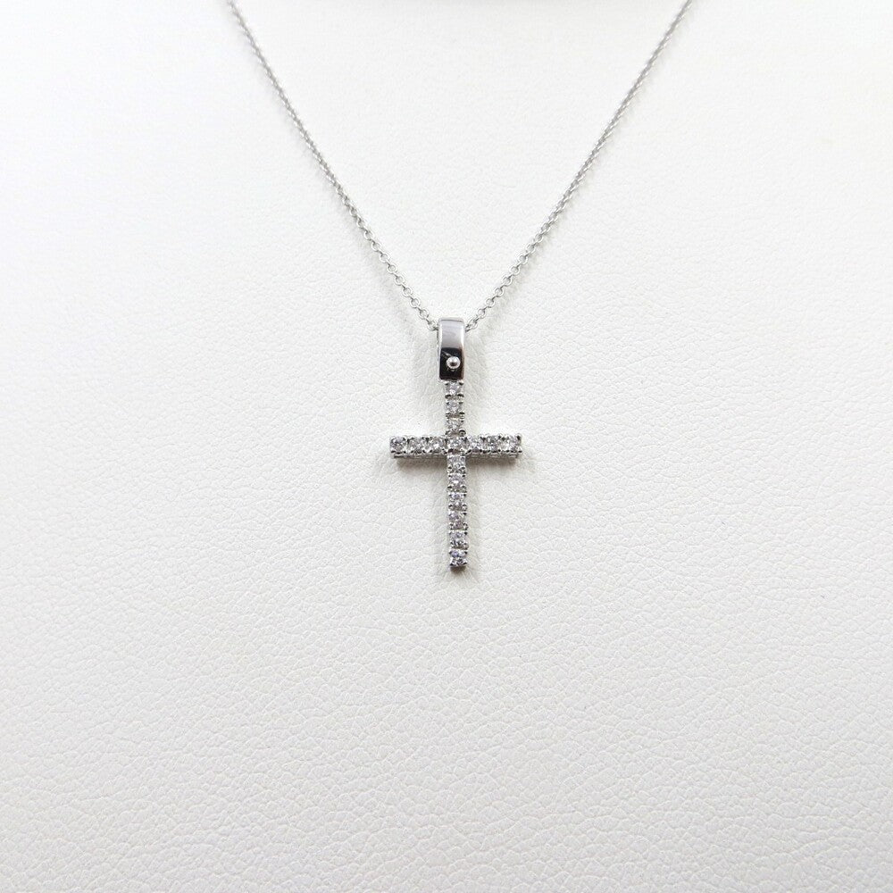 Collana con pendente Croce LELUNE Oro e Diamanti