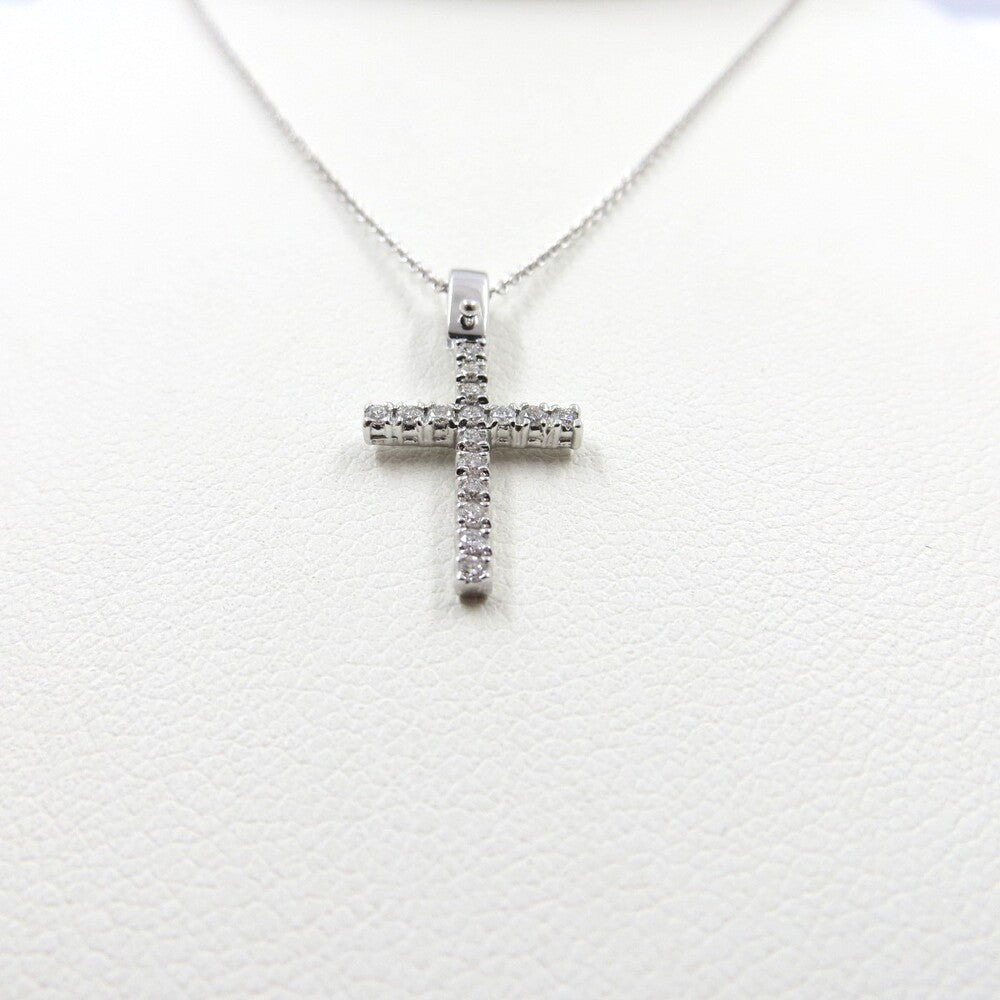 Collana con pendente Croce LELUNE Oro e Diamanti