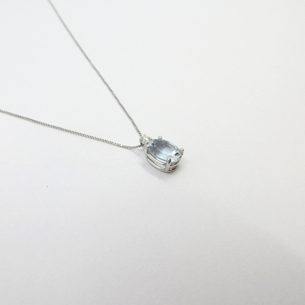 Collana con pendente DAVITE&DELUCCHI Oro, Acquamarina e Brillante