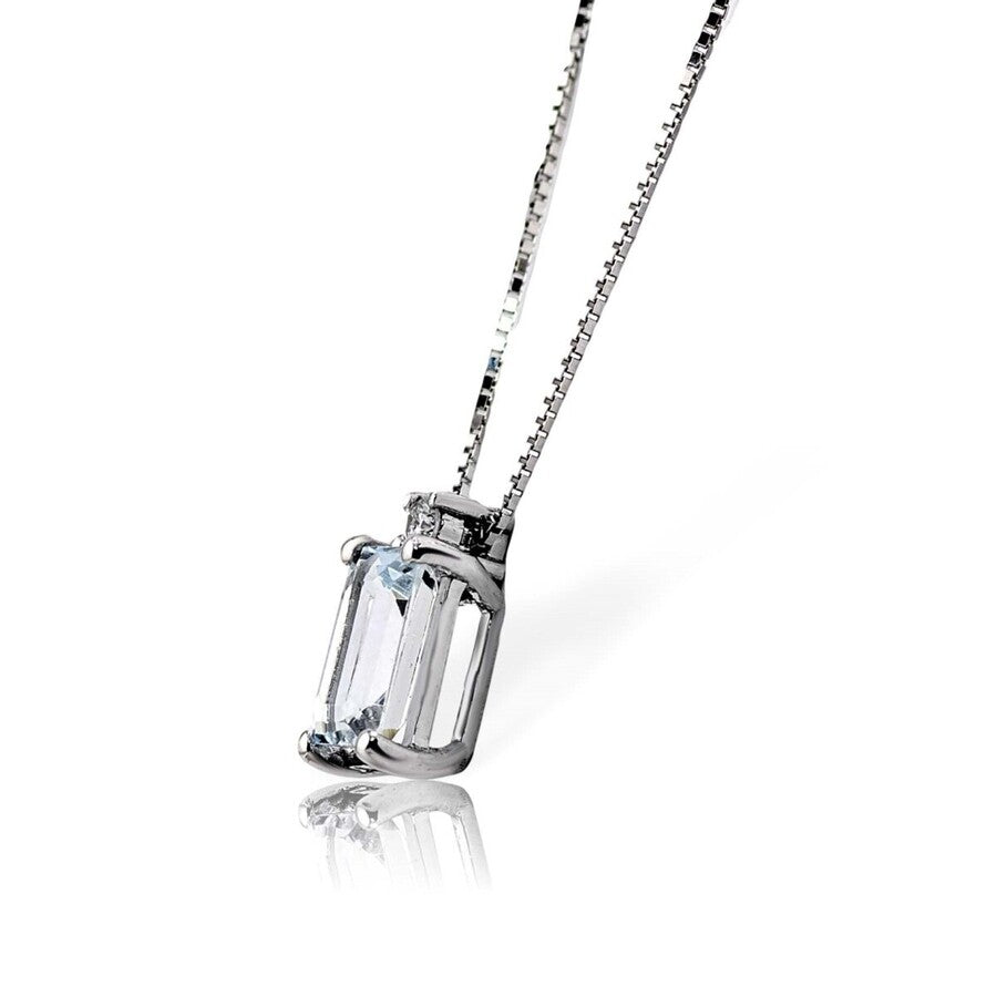 Collana DAVITE & DELUCCHI Oro Acquamarina e Diamante