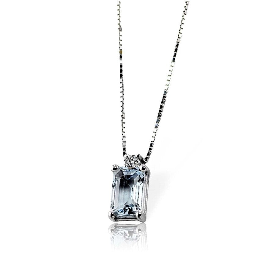Collana DAVITE & DELUCCHI Oro Acquamarina e Diamante