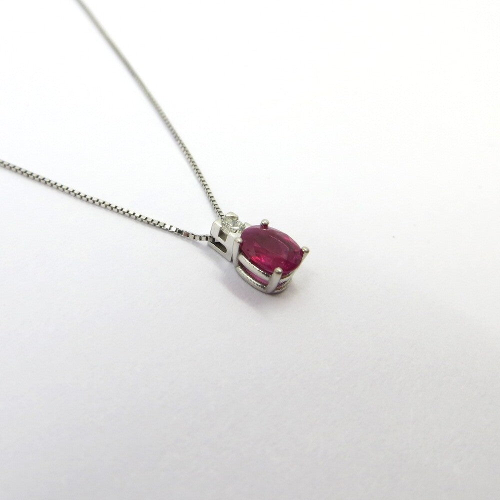 Collana con pendente DAVITE&DELUCCHI Oro, Diamanti e Rubino