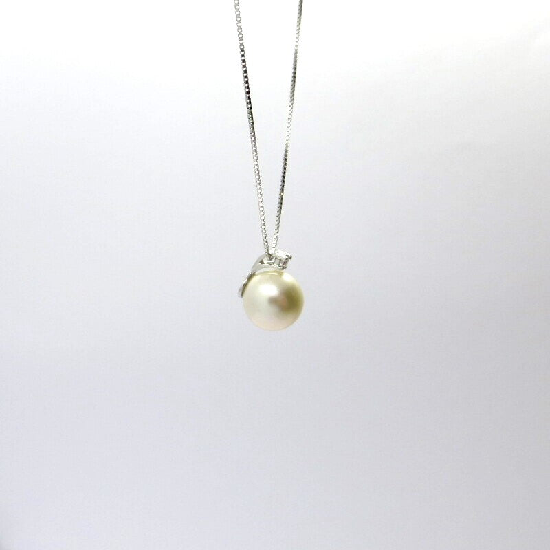 Collana DAVITE&DELUCCHI Oro bianco con Perla e Diamante