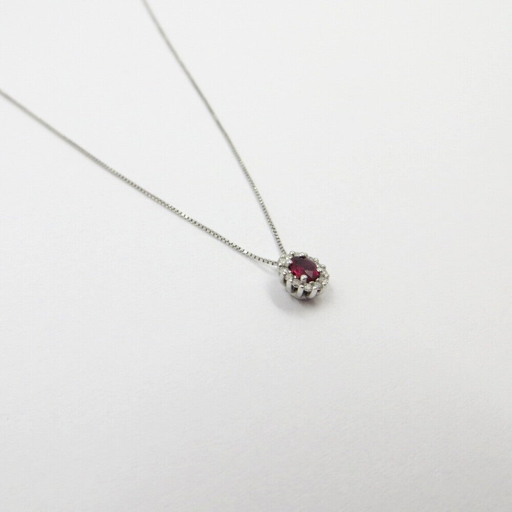 Collana con pendente DAVITE&DELUCCHI Oro, Diamanti e Rubino