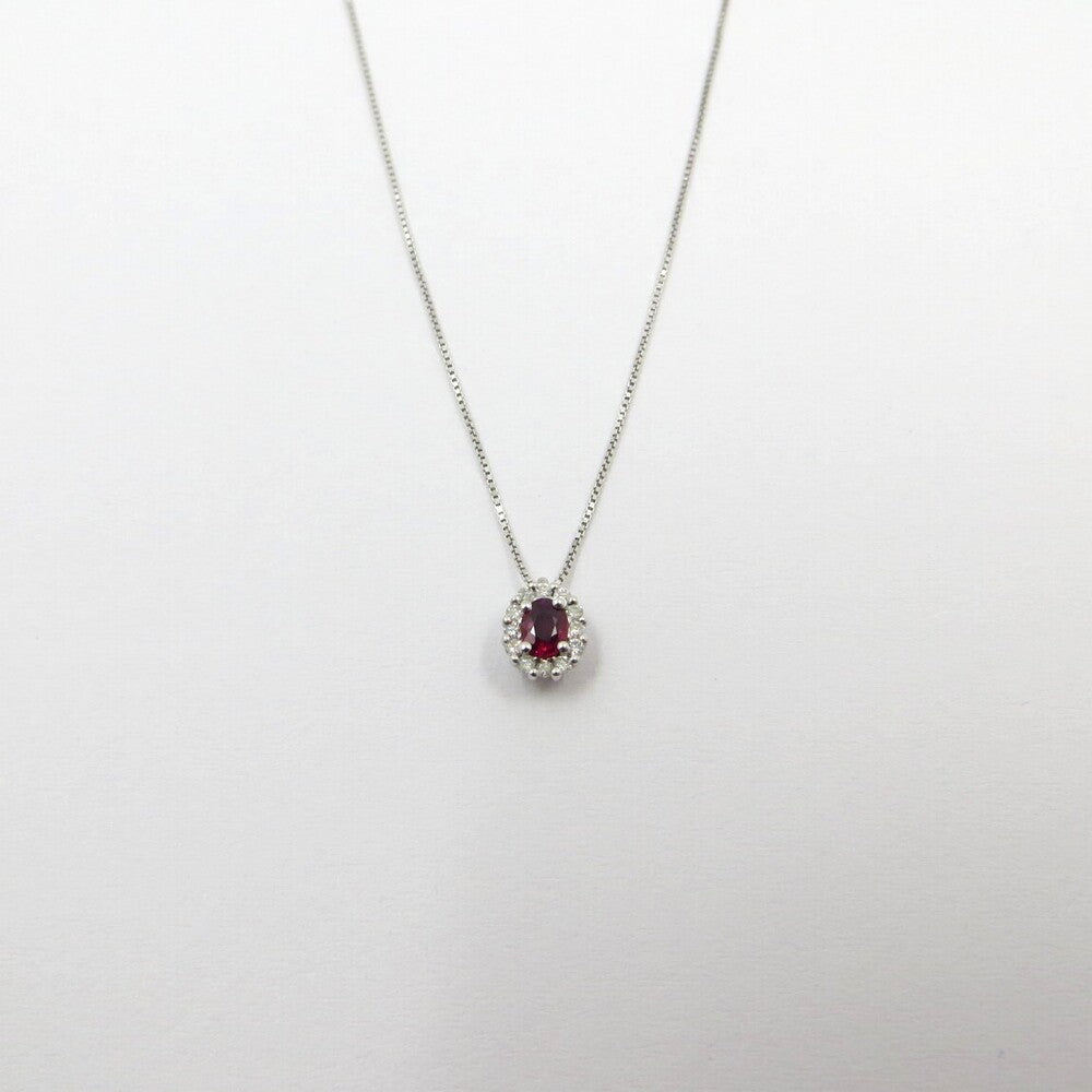 Collana con pendente DAVITE&DELUCCHI Oro, Diamanti e Rubino
