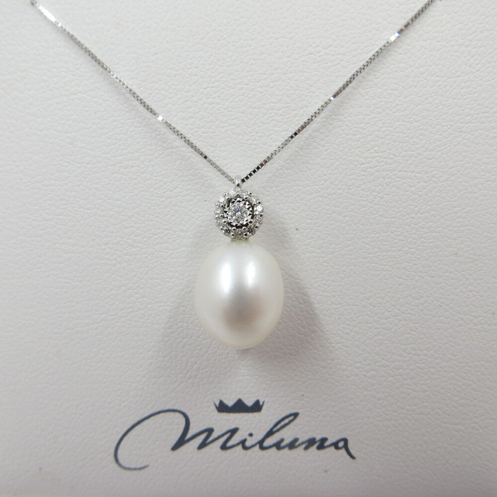 Collana MILUNA girocollo perla e brillanti