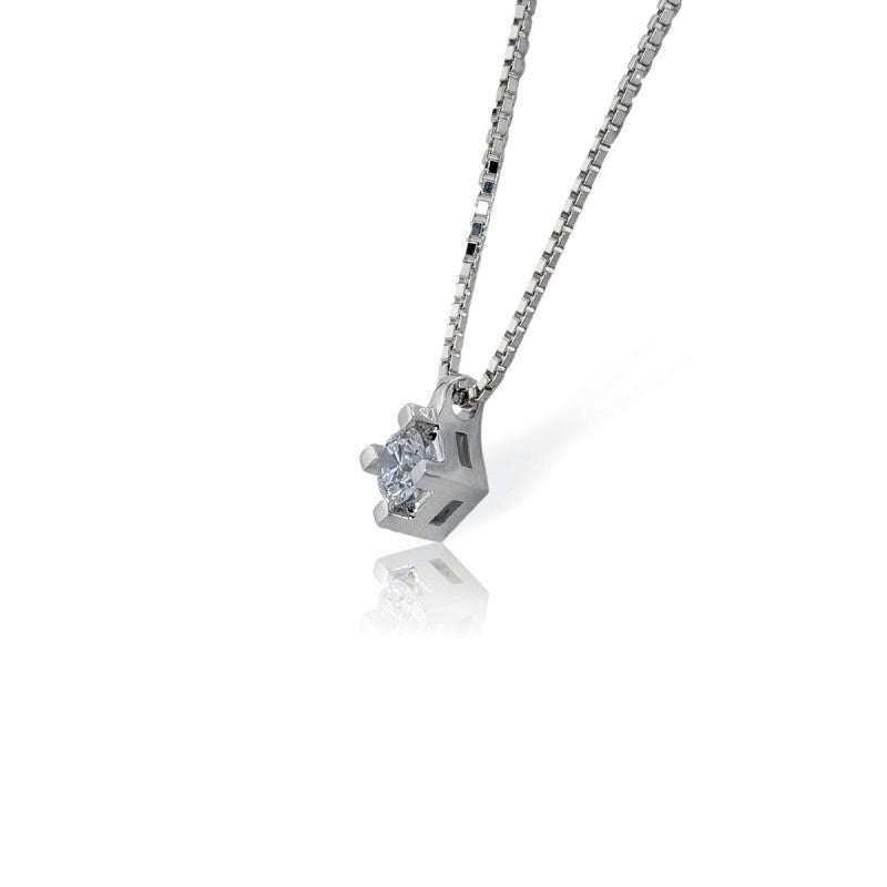 Collana Punto Luce GIORGIO VISCONTI in Oro con Diamante