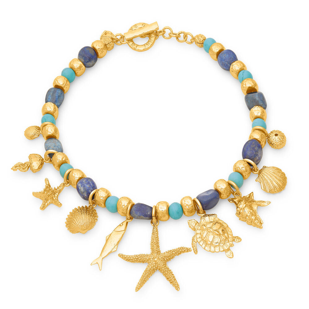Collana Giovanni Raspini Grand Bleu Lapislazzuli e Aulite