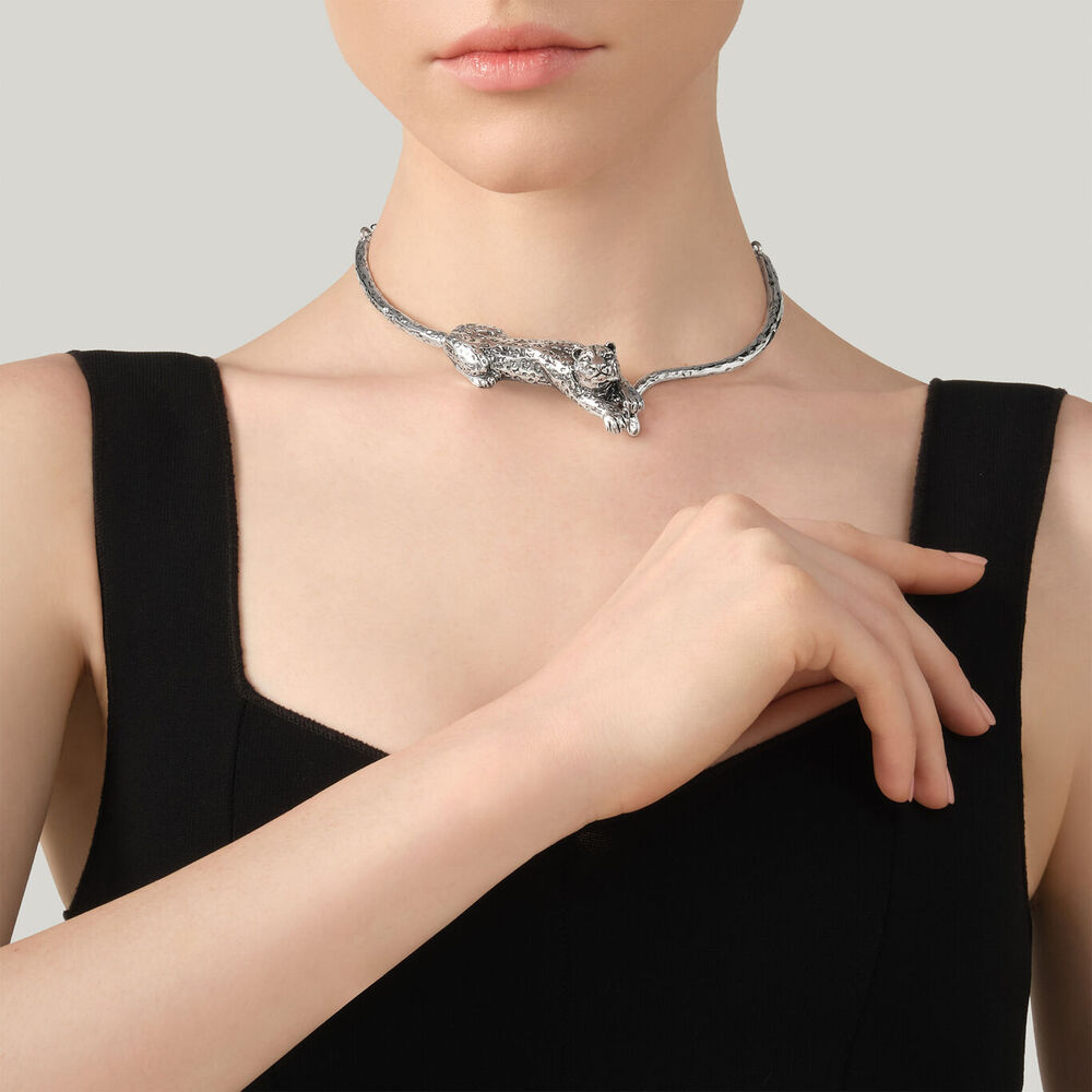 Collana Giovanni Raspini Leopardo in Argento 925