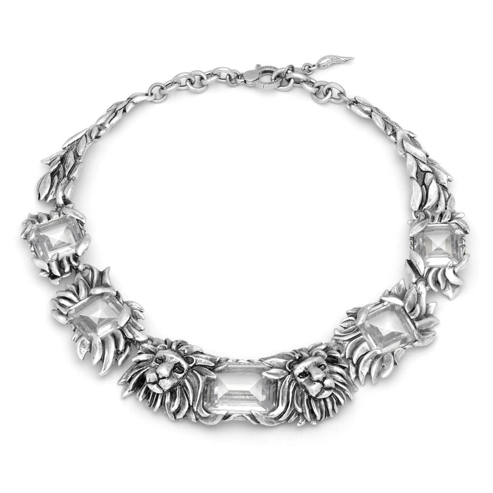 Collana Giovanni Raspini Lion Astoria in Argento e Zirconi