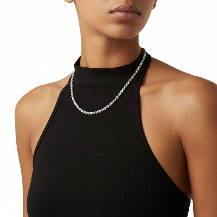 Collana Giovanni Raspini Torchon Mini in Argento