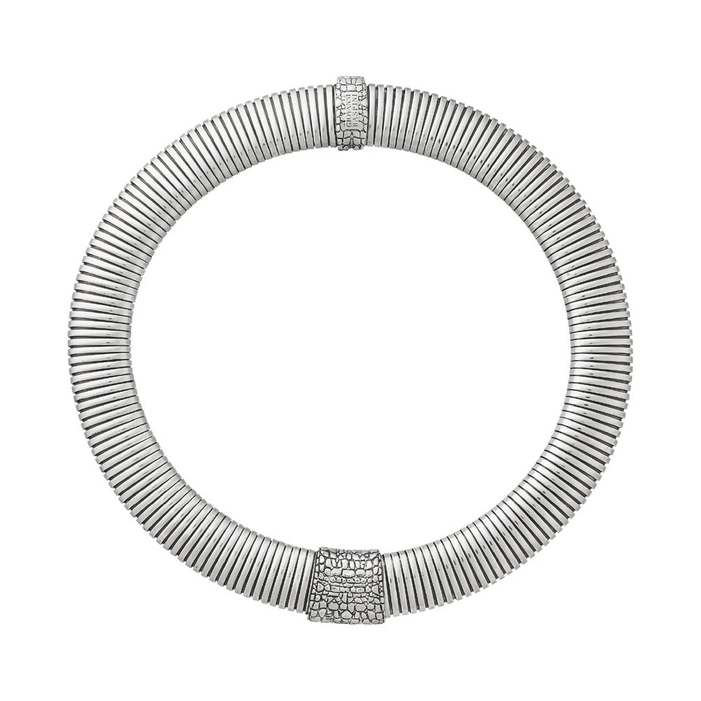 Collana Giovanni Raspini Tubogas Croco in Argento