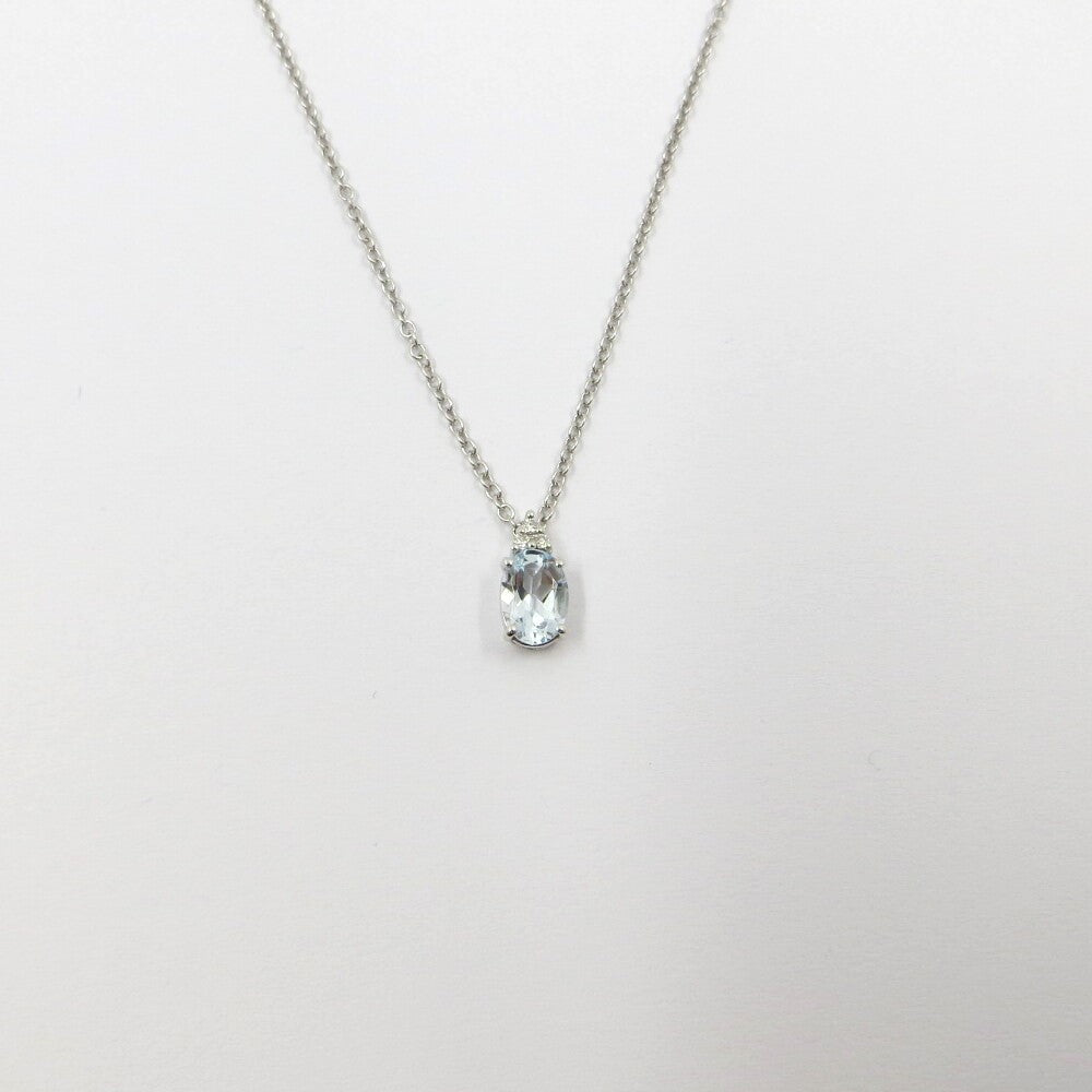 Collana con pendente DAVITE&DELUCCHI Oro, Diamanti e Acquamarina