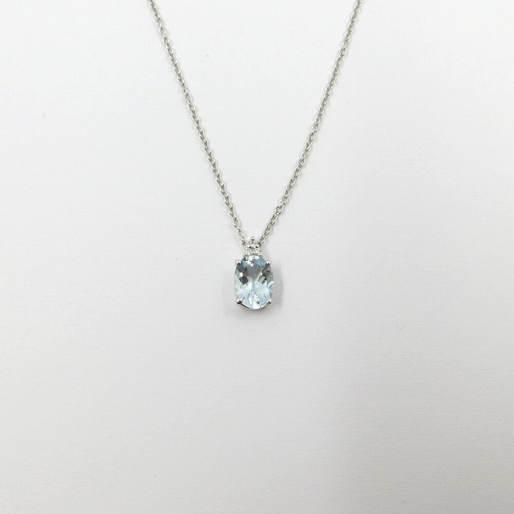 Collana con pendente DAVITE&DELUCCHI Oro, Diamanti e Acquamarina