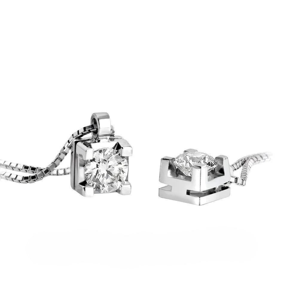 Collana Punto Luce GIORGIO VISCONTI in Oro con Diamanti