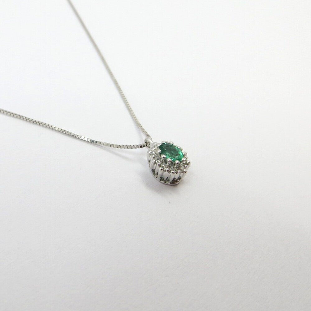 Collana con pendente DAVITE&DELUCCHI Oro, Diamanti e Smeraldo