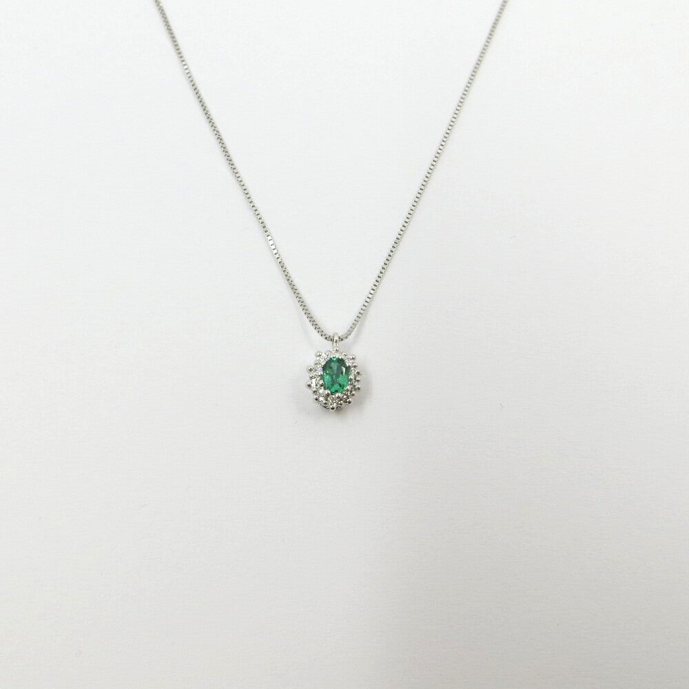 Collana con pendente DAVITE&DELUCCHI Oro, Diamanti e Smeraldo