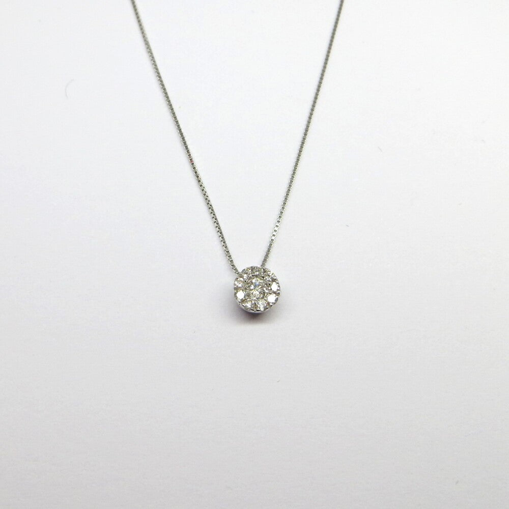 Collana Punto Luce LELUNE Oro bianco e Diamanti