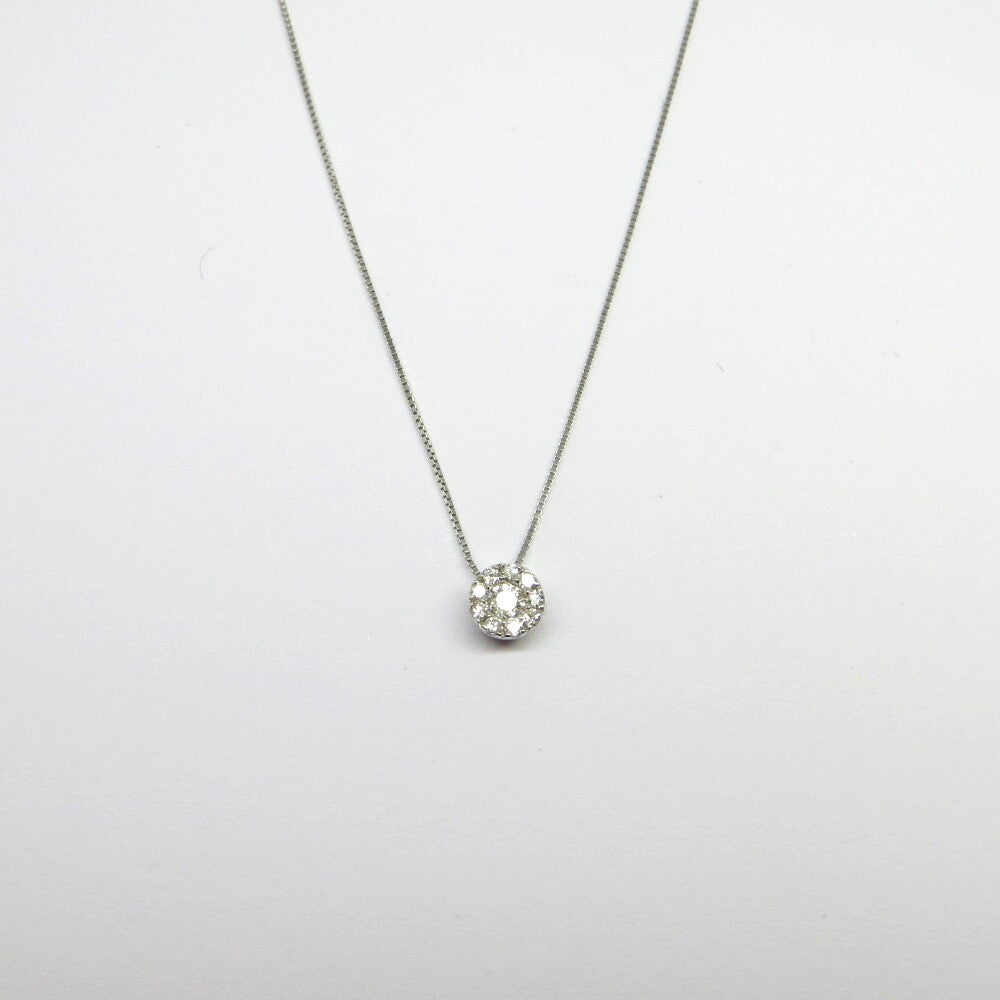 Collana Punto Luce LELUNE Oro bianco e Diamanti