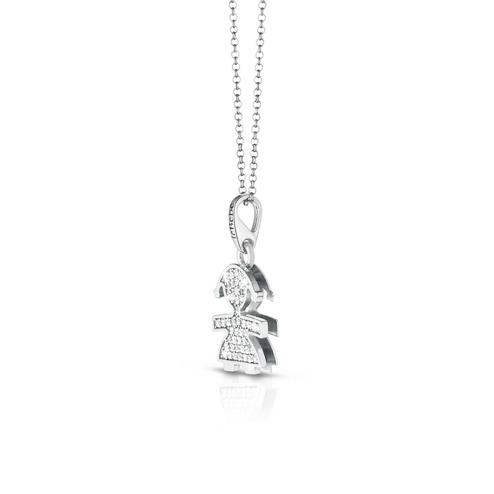Collana donna leBebè Oro e Diamanti I Pavè