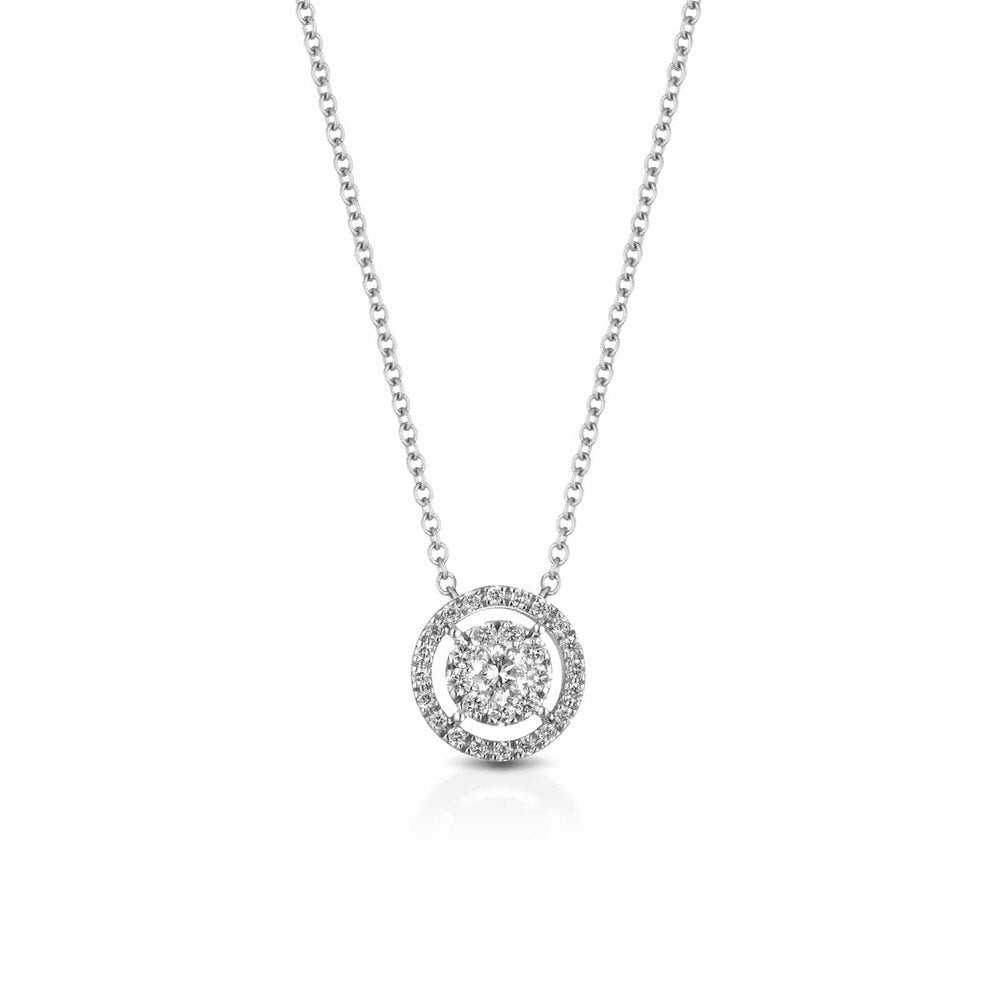 Collana Pendente MAGIC LELUNE Diamonds Oro bianco e Diamanti