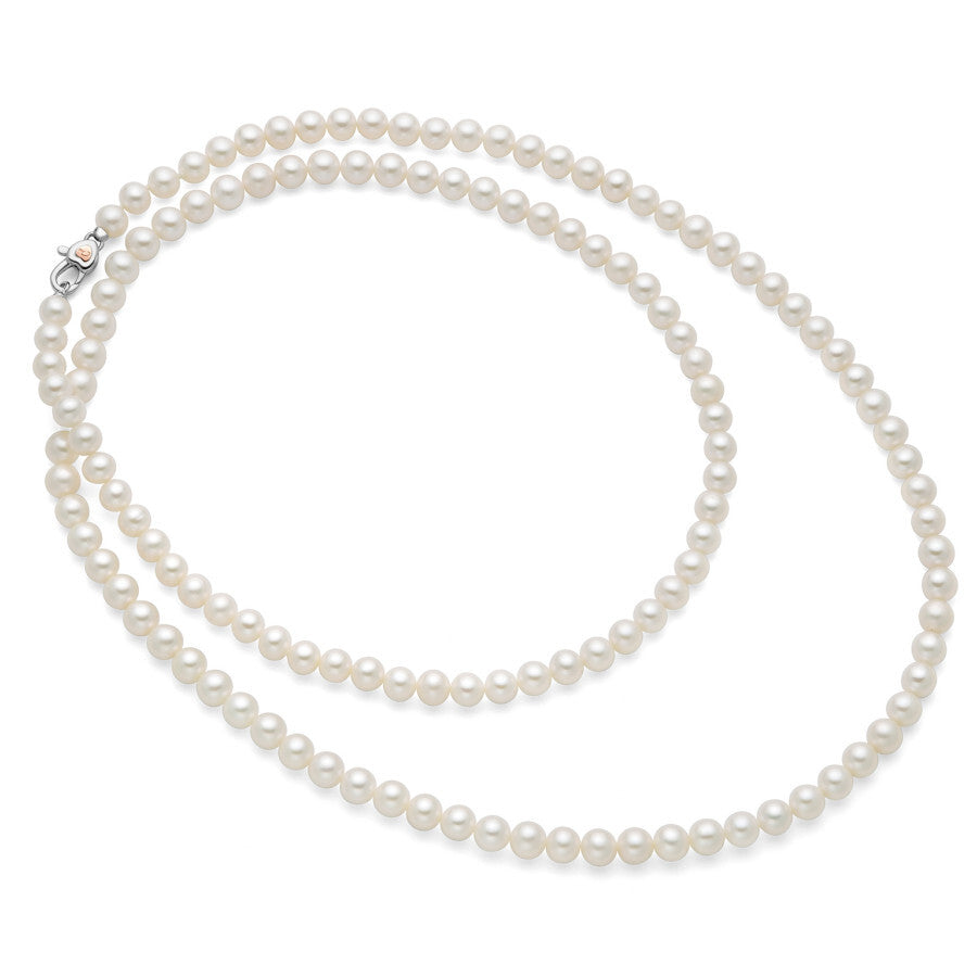 Collana Lunga Miluna Perle 6-6,5 mm