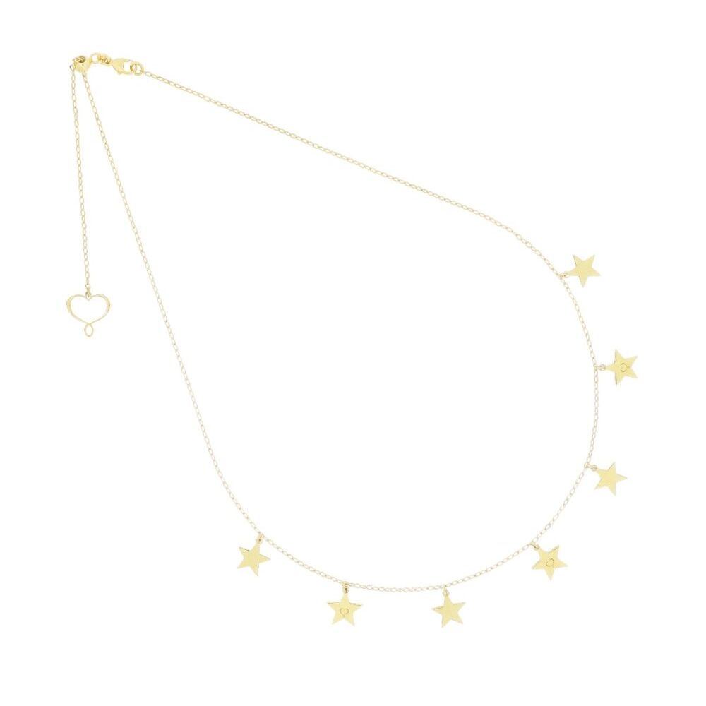 Girocollo MAMAN ET SOPHIE Archivio Sette Stelle in Argento Dorato