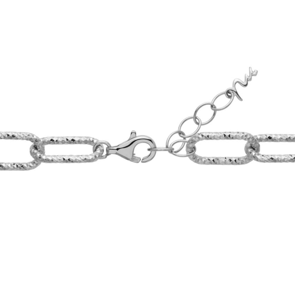 Collana MILUNA con catena a maglia grande Argento con perla