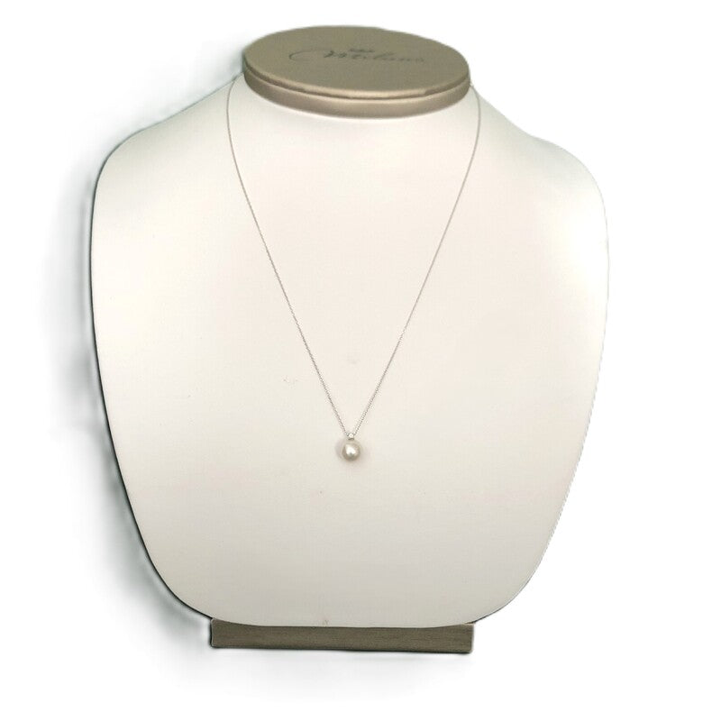 Collana Miluna in Oro Bianco con Perla e Diamante