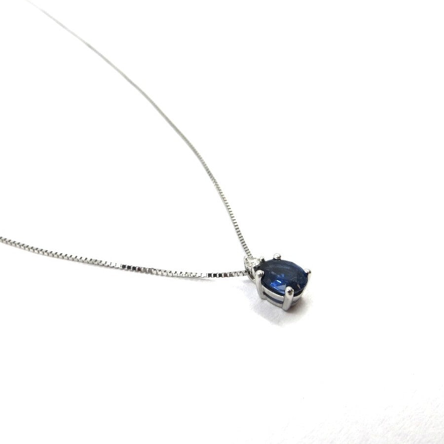Collana MILUNA Oro, Diamante e Zaffiro