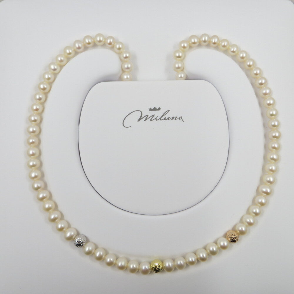 Collana MILUNA Perle e Oro