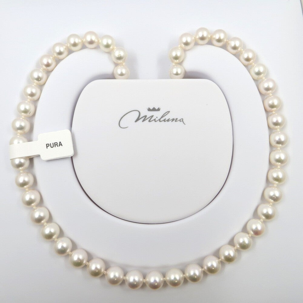 Collana di Perle Akoya MILUNA Oro e Brillanti